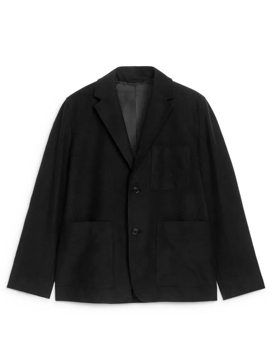 Flash Sale ARKET Moleskin Blazer Black