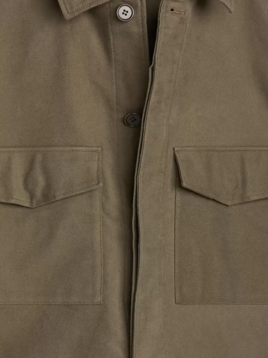 Best Sale ARKET Moleskin Jacket Dark Mole