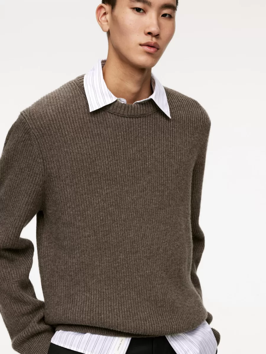 Flash Sale ARKET Nativa Wool Jumper Dark Mole