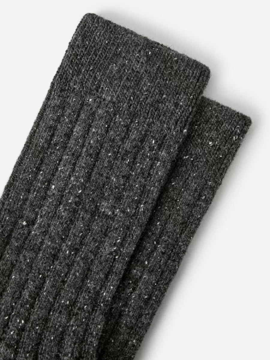 Sale ARKET Neps Socks Dark Grey