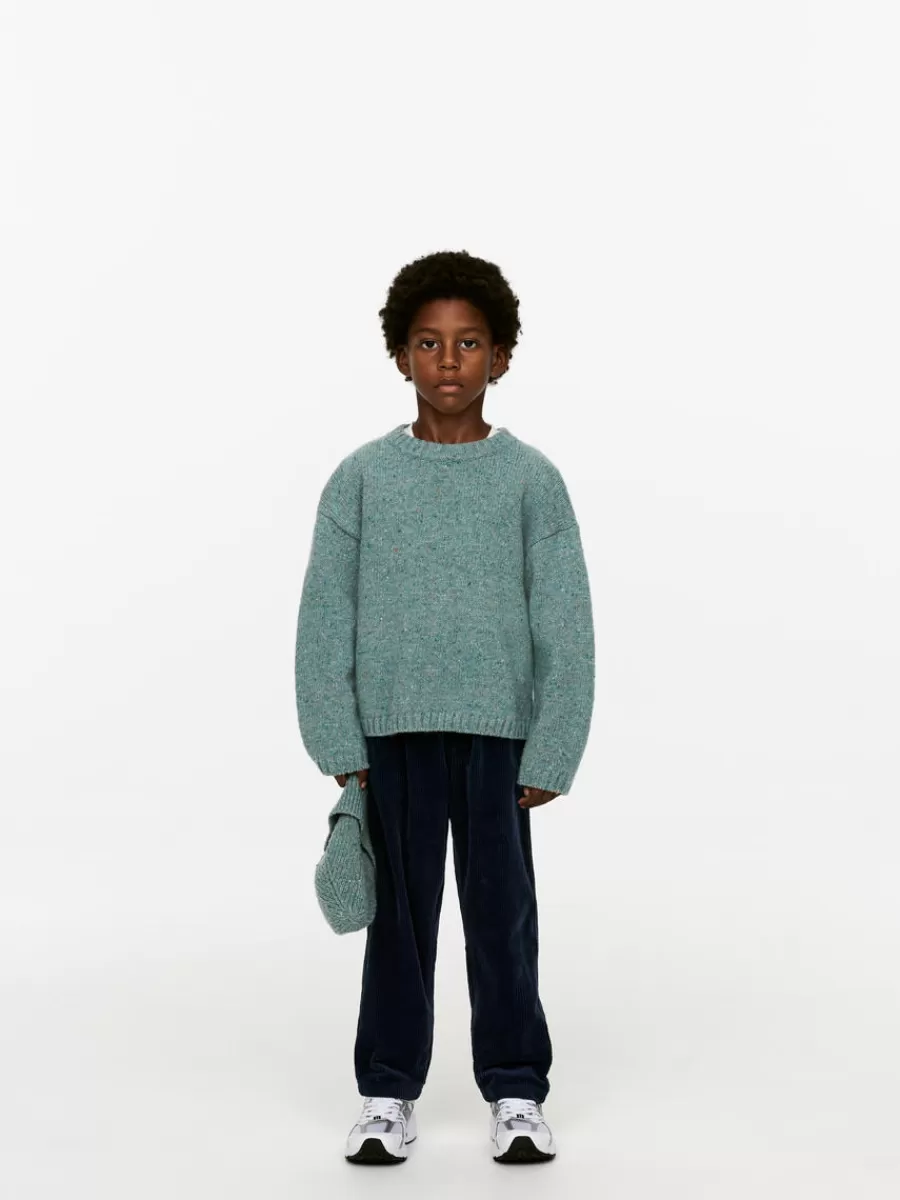 Flash Sale ARKET Neps Wool-Blend Jumper Green/Blue