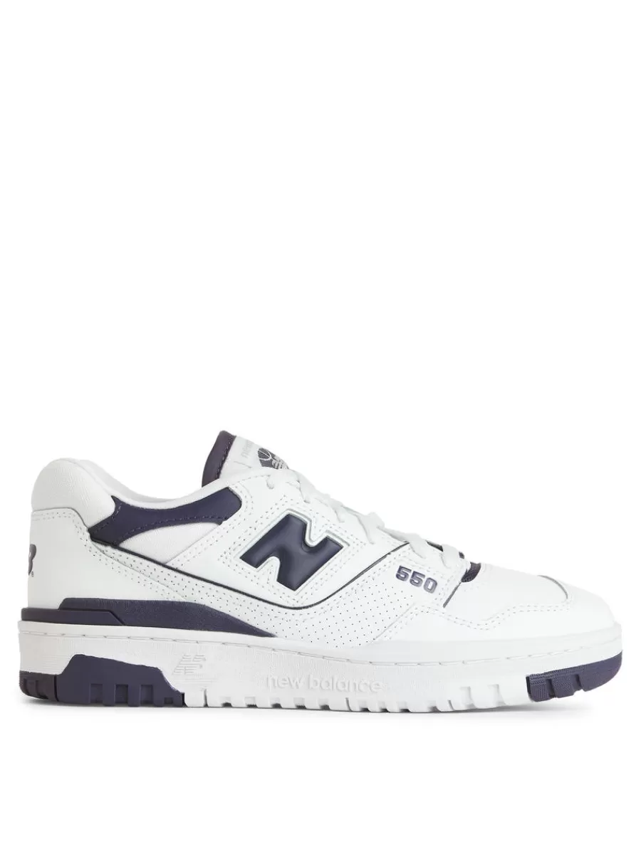 Flash Sale ARKET New Balance 550 Trainers White/Navy