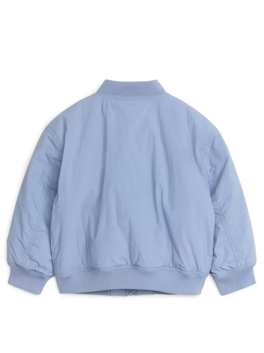 New ARKET Nylon Jacket Light Blue