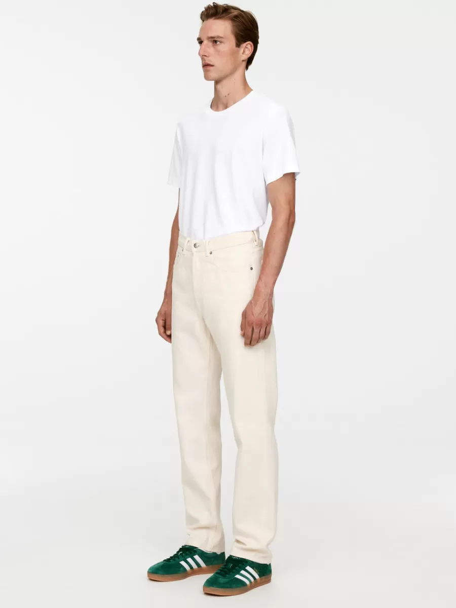 Online ARKET OCEAN Loose Straight Jeans Ecru