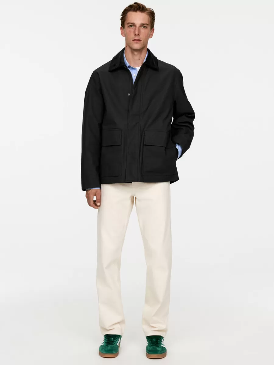 Online ARKET OCEAN Loose Straight Jeans Ecru