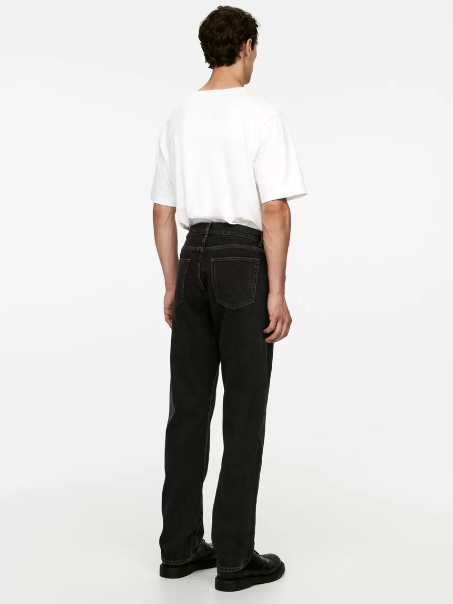 Hot ARKET OCEAN Loose Straight Jeans Black