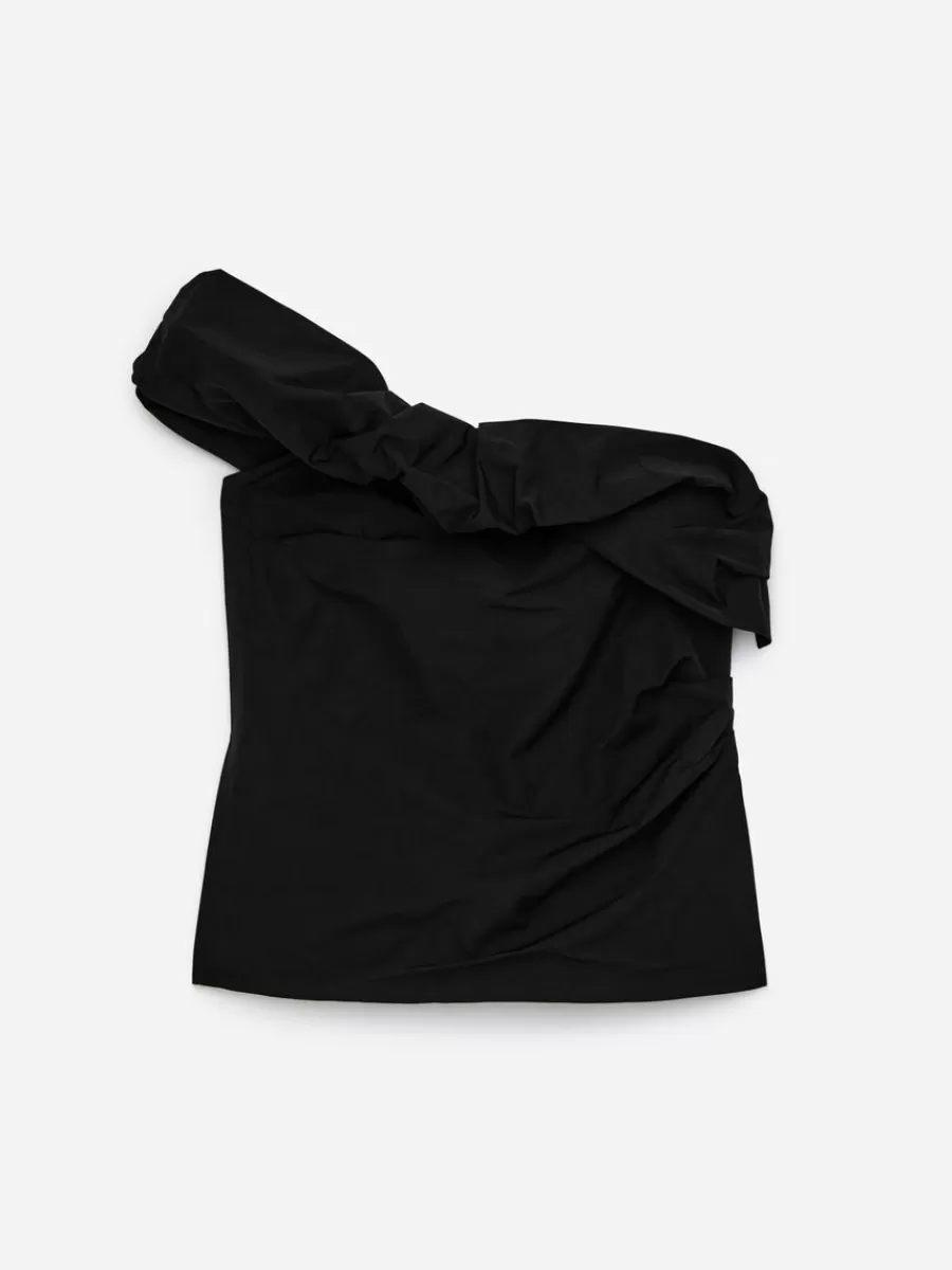 Hot ARKET One Shoulder Top Black