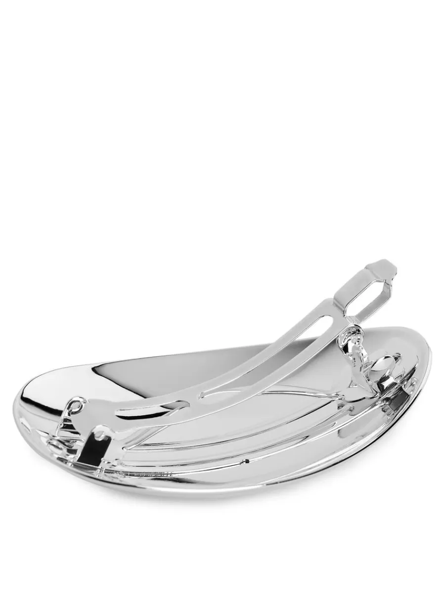 Sale ARKET Oval Hair Barrette Silver