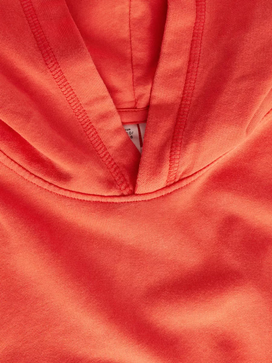 Discount ARKET Oversize Hooded Sweatshirt Red