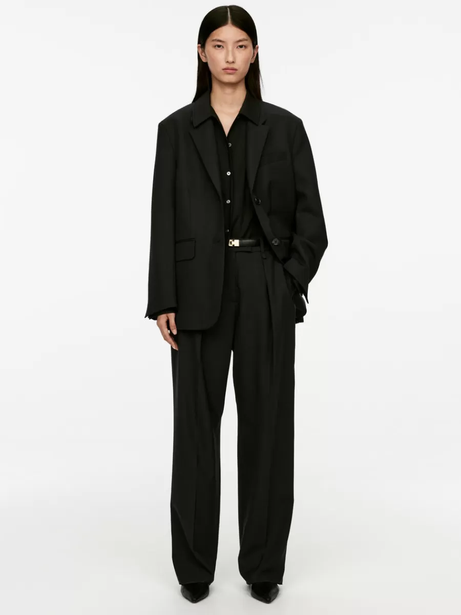 Shop ARKET Oversized Blazer Black