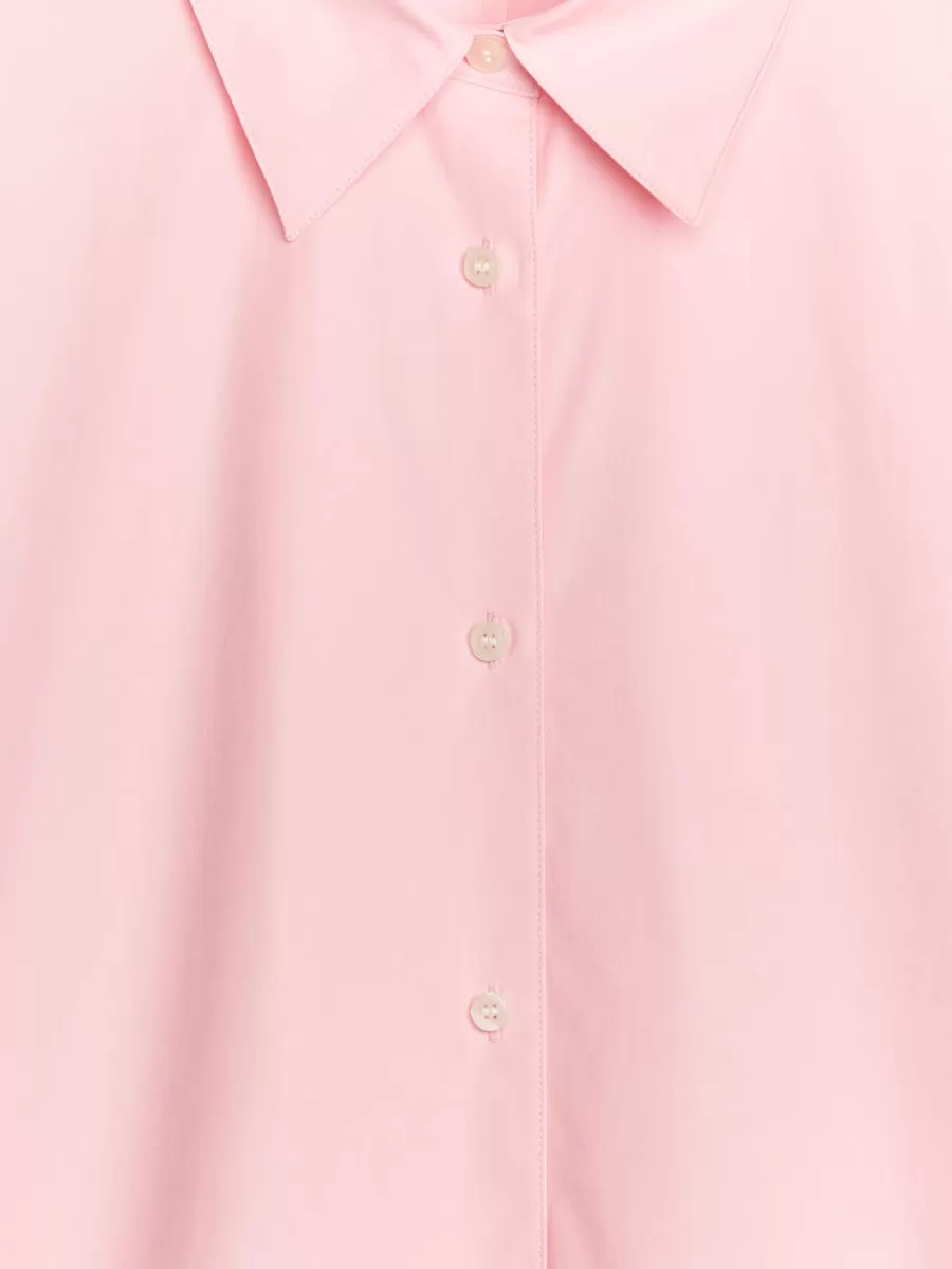 Store ARKET Oversized Shirt Dress Light Pink