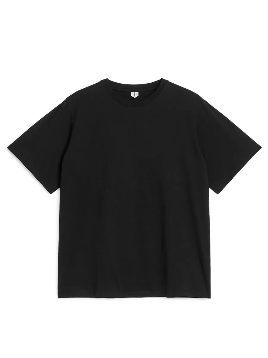 Store ARKET Oversized T-Shirt Black
