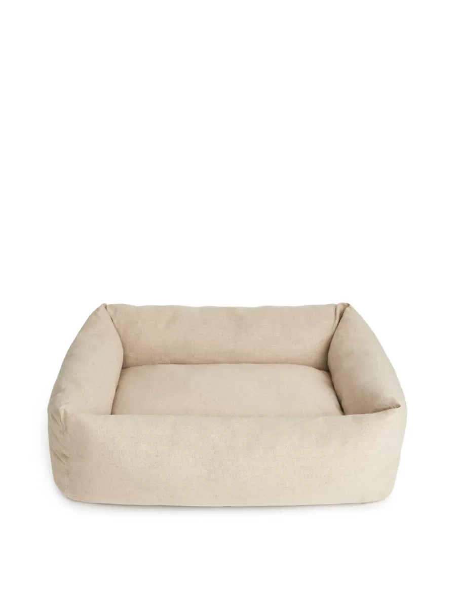 Clearance ARKET Padded Dog Bed Medium Beige