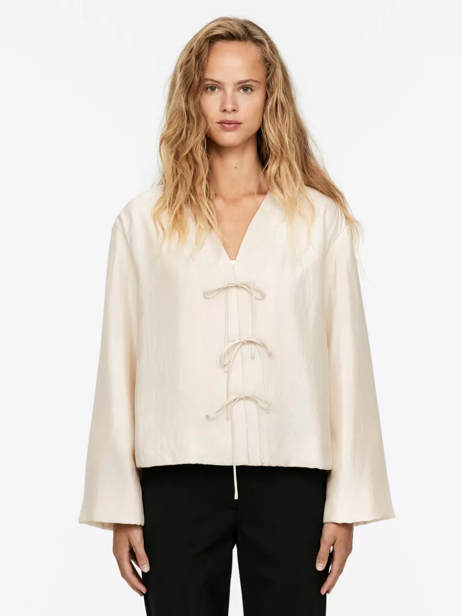 Best ARKET Padded Tie Top White
