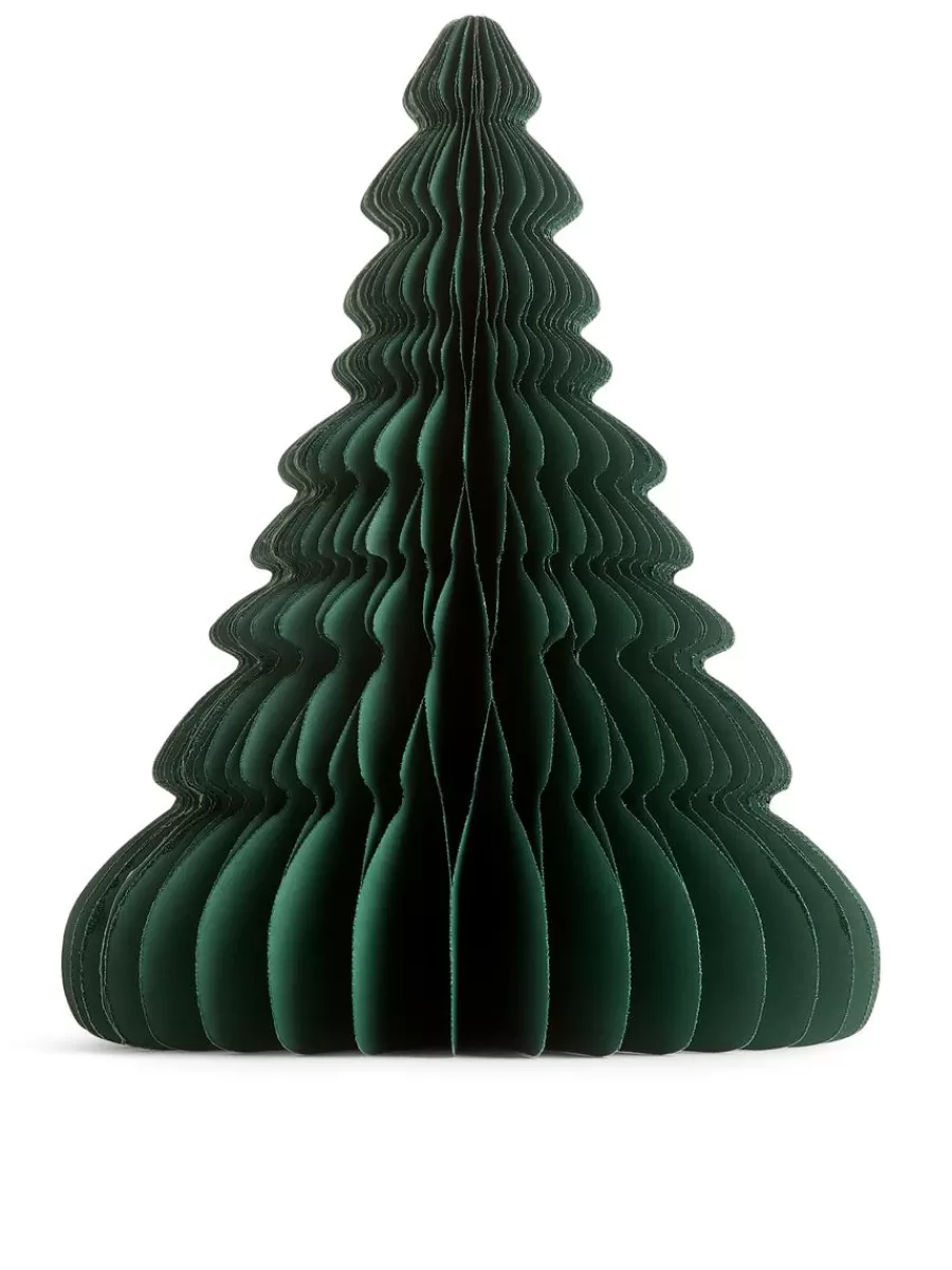 Best Sale ARKET Paper Decoration 24 Cm Dark Green/Glitter
