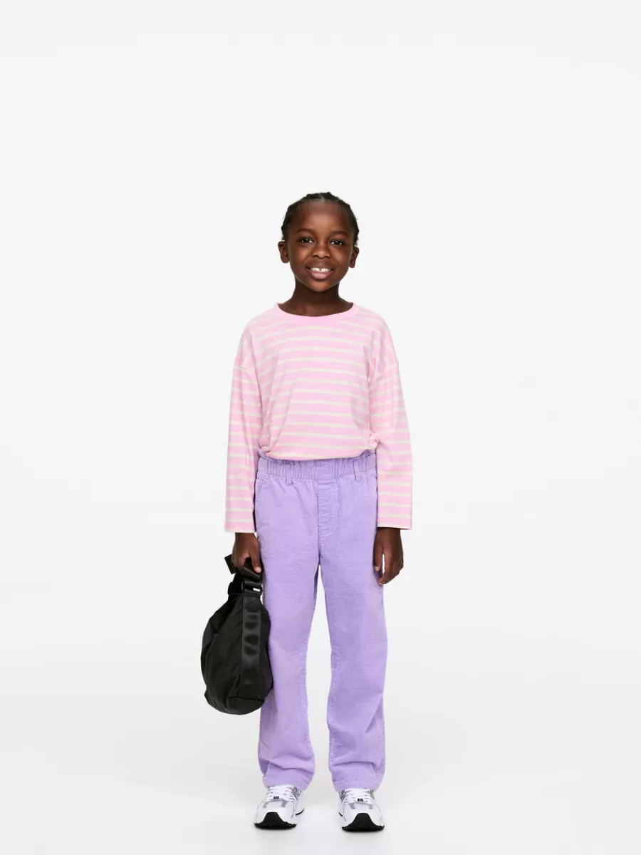 Fashion ARKET Paperbag Trousers Lilac