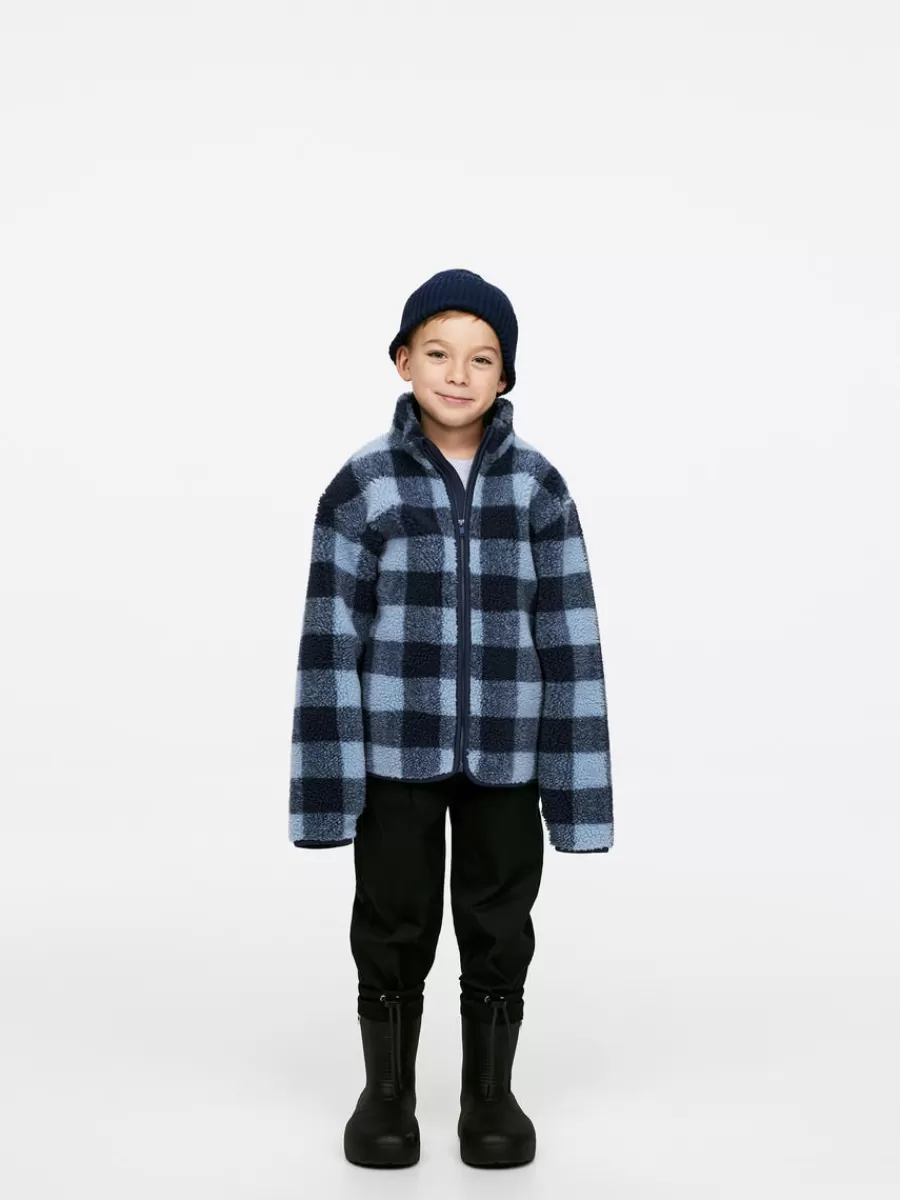 Sale ARKET Pile Jacket Light Blue/Blue