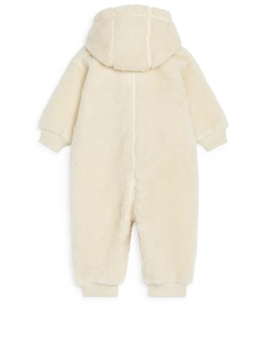 Cheap ARKET Pile Overall Off White