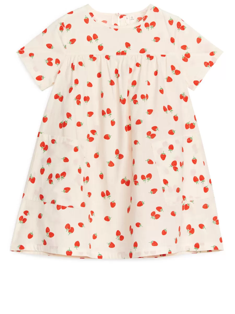 New ARKET Pima Cotton Poplin Dress White