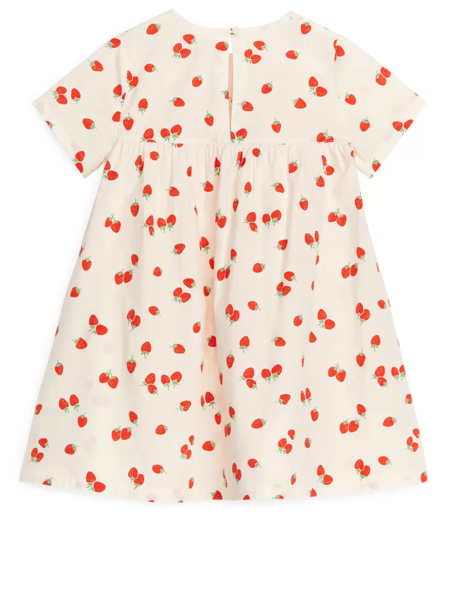 New ARKET Pima Cotton Poplin Dress White