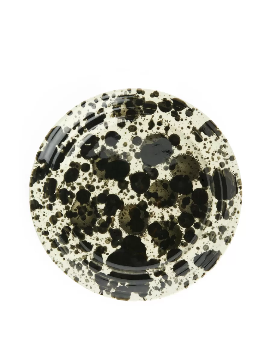 Online ARKET Plate 27 Cm Off White/Black