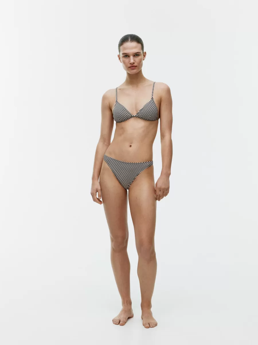 Outlet ARKET Print Bikini Bottom Black/White