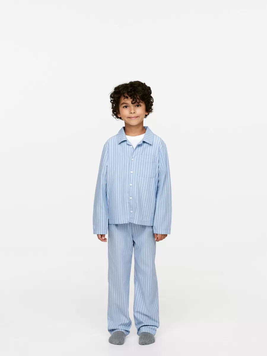 Cheap ARKET Pyjama Set Light Blue/Striped