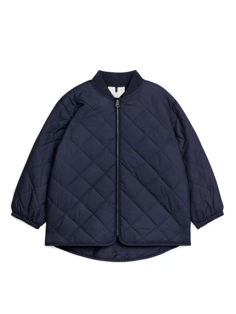 Clearance ARKET Quilted Insulator Jacket Dark Blue