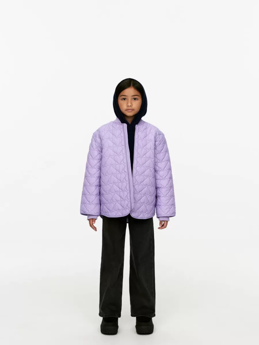 Store ARKET Quilted Jacket Lilac