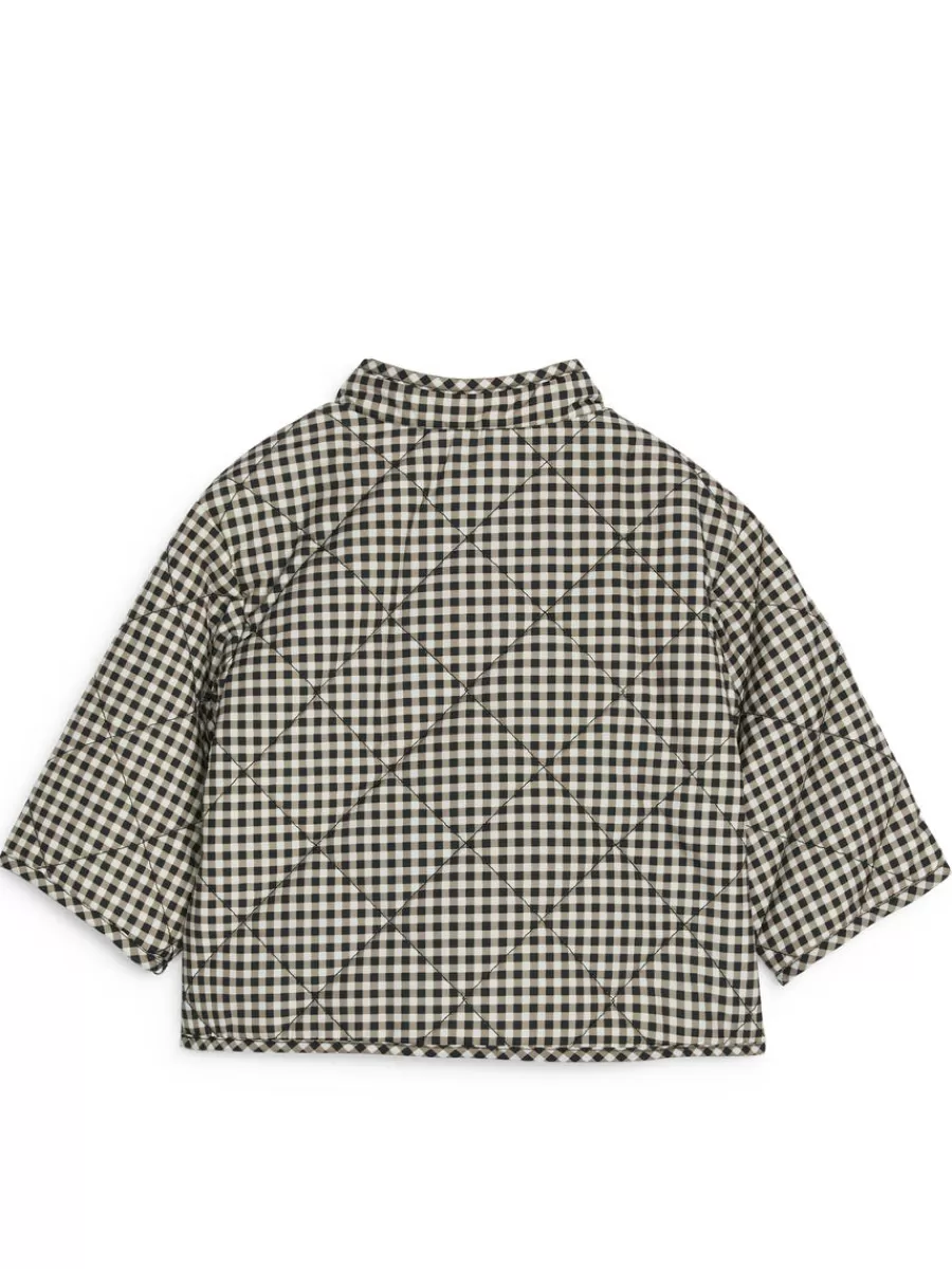 Flash Sale ARKET Quilted Jacket White/Black
