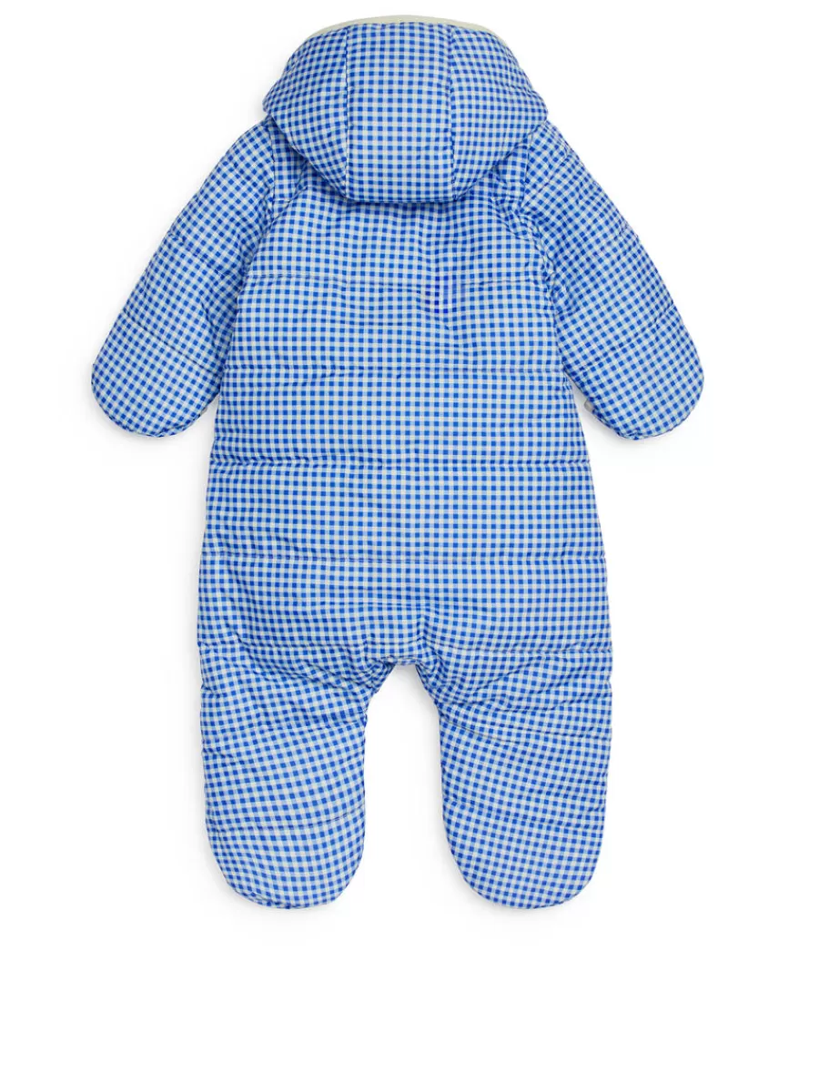 Store ARKET Quilted Overall White/Blue