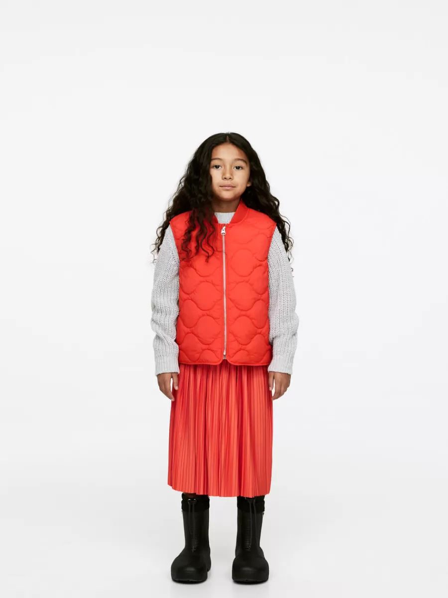 Best ARKET Quilted Vest Bright Red