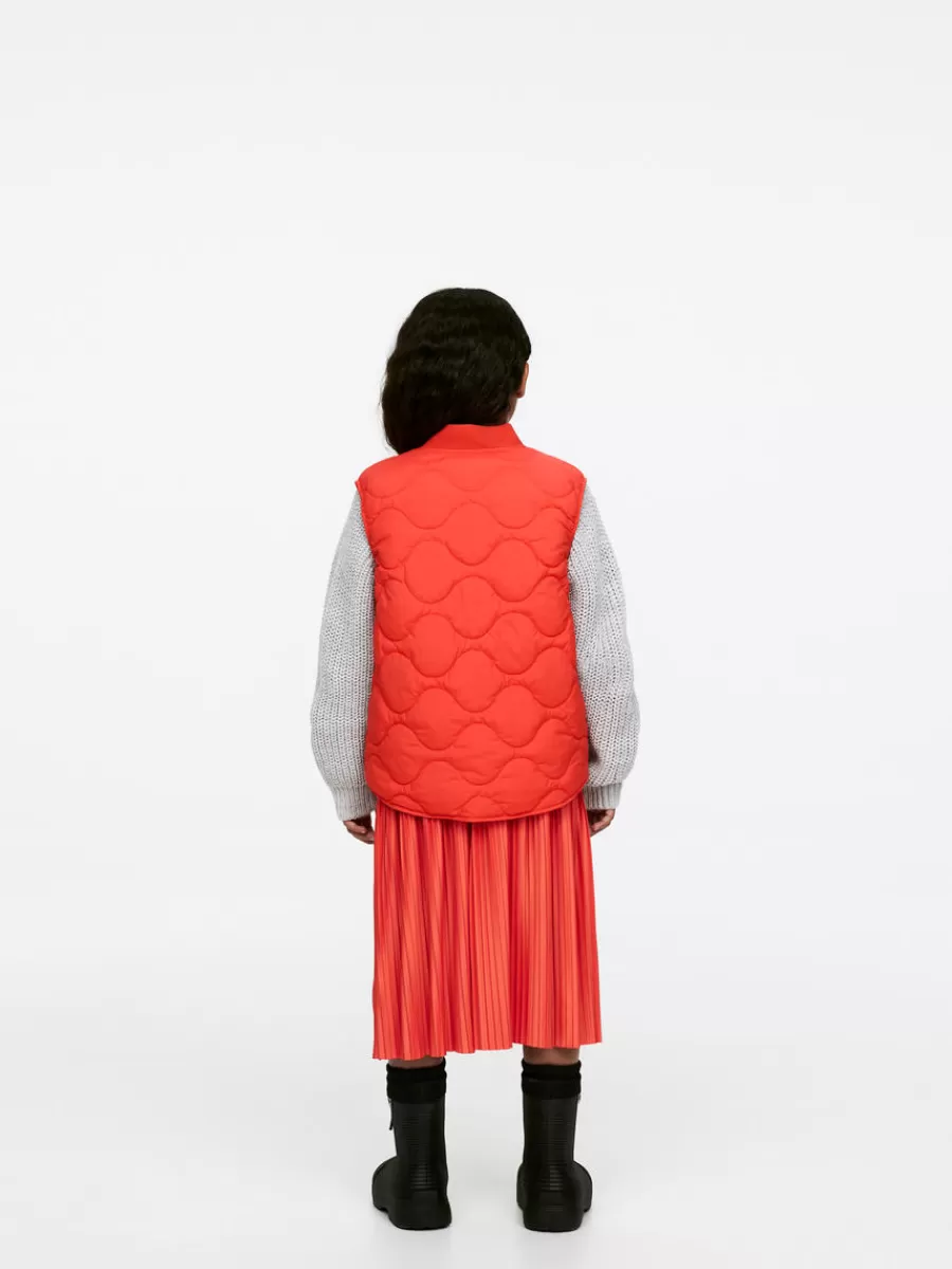 Best ARKET Quilted Vest Bright Red