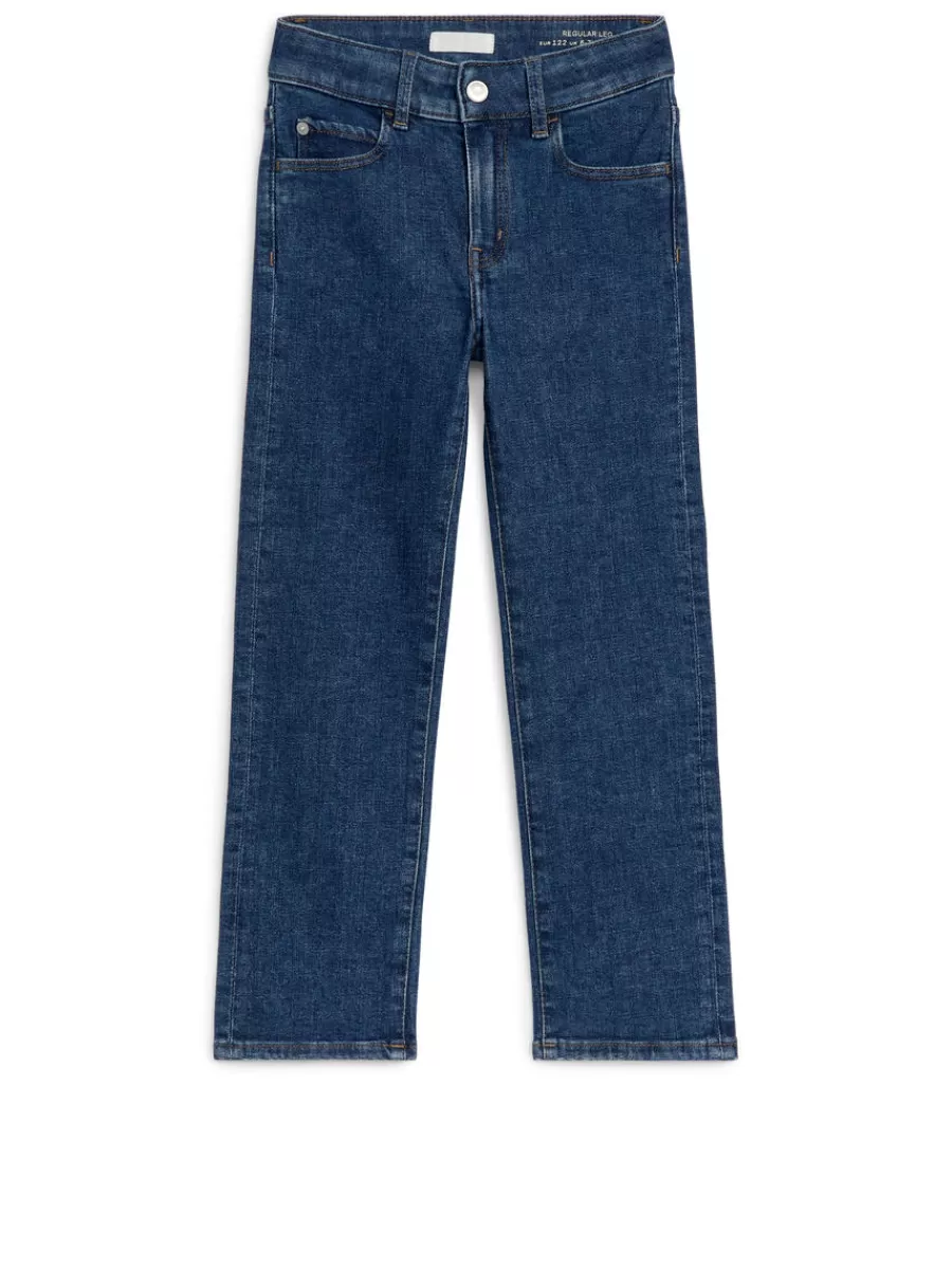 Flash Sale ARKET Regular Stretch Jeans Blue