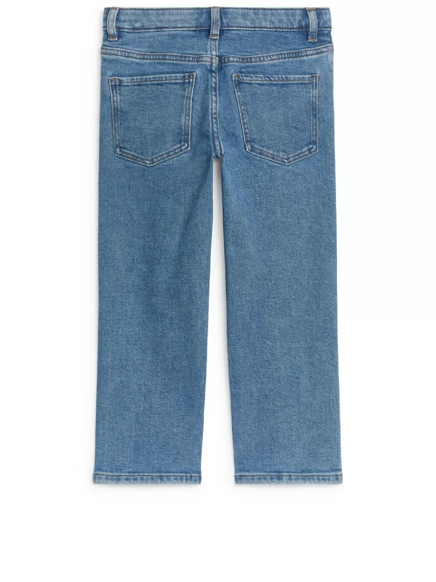 Sale ARKET Regular Stretch Jeans Mid Blue