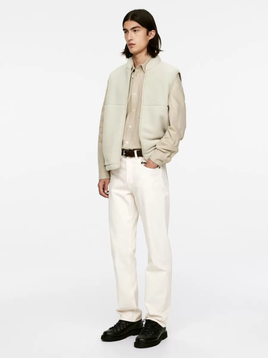 Clearance ARKET Relaxed Flannel Shirt Beige