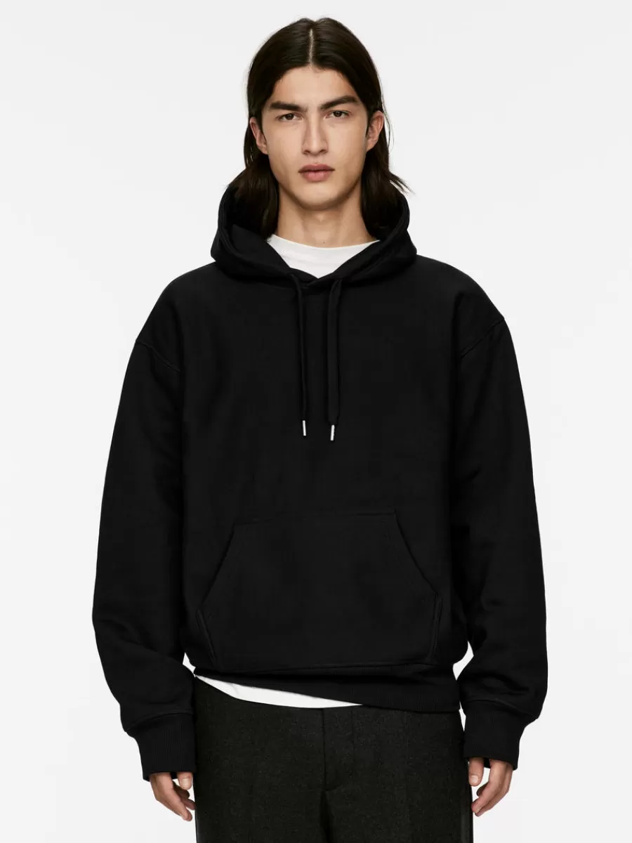 Online ARKET Relaxed Heavyweight Hoodie Black