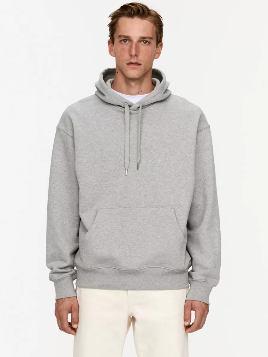 Hot ARKET Relaxed Hoodie Grey Melange