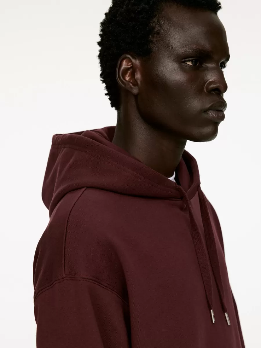 Hot ARKET Relaxed Hoodie Burgundy