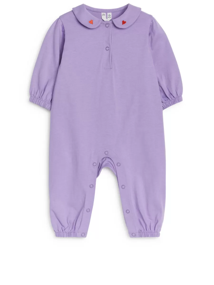 Best ARKET Relaxed Jumpsuit Lilac