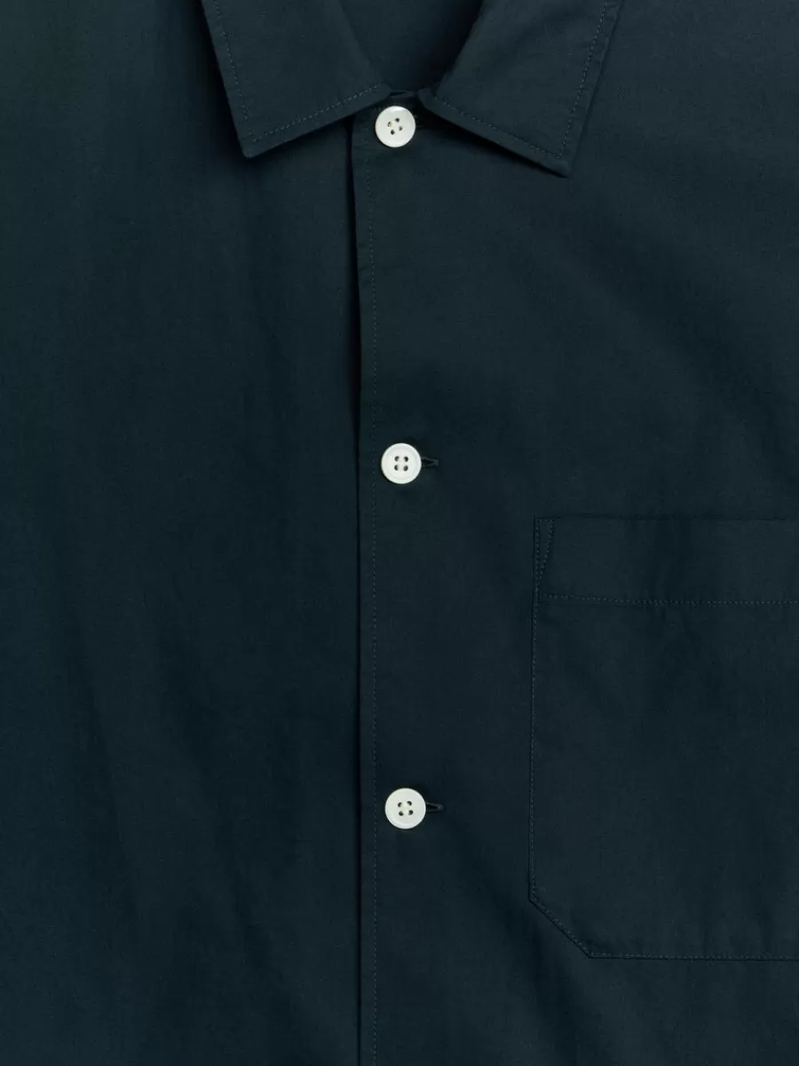 Best Sale ARKET Relaxed Poplin Shirt Black