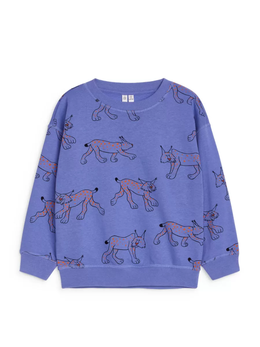 Best Sale ARKET Relaxed Sweatshirt Blue/Lynx