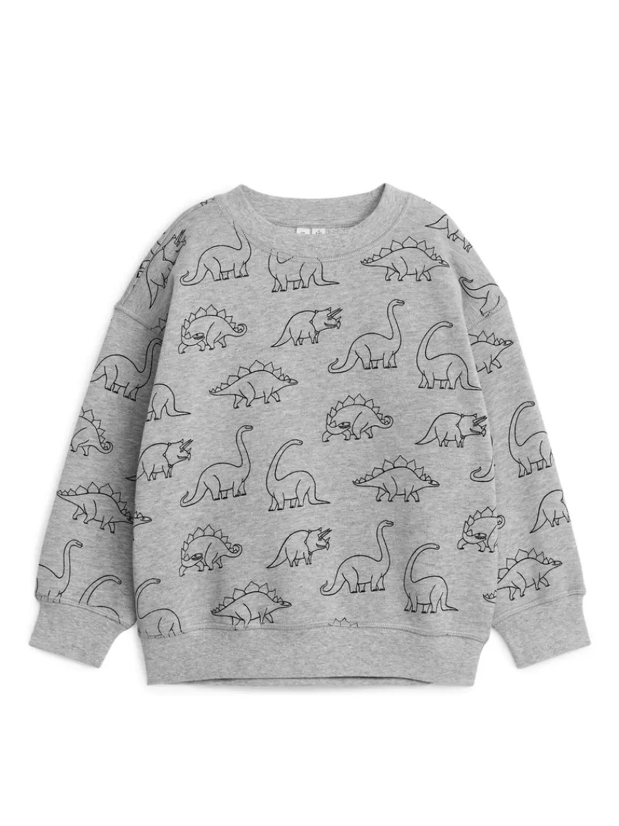 Clearance ARKET Relaxed Sweatshirt Grey/Dino
