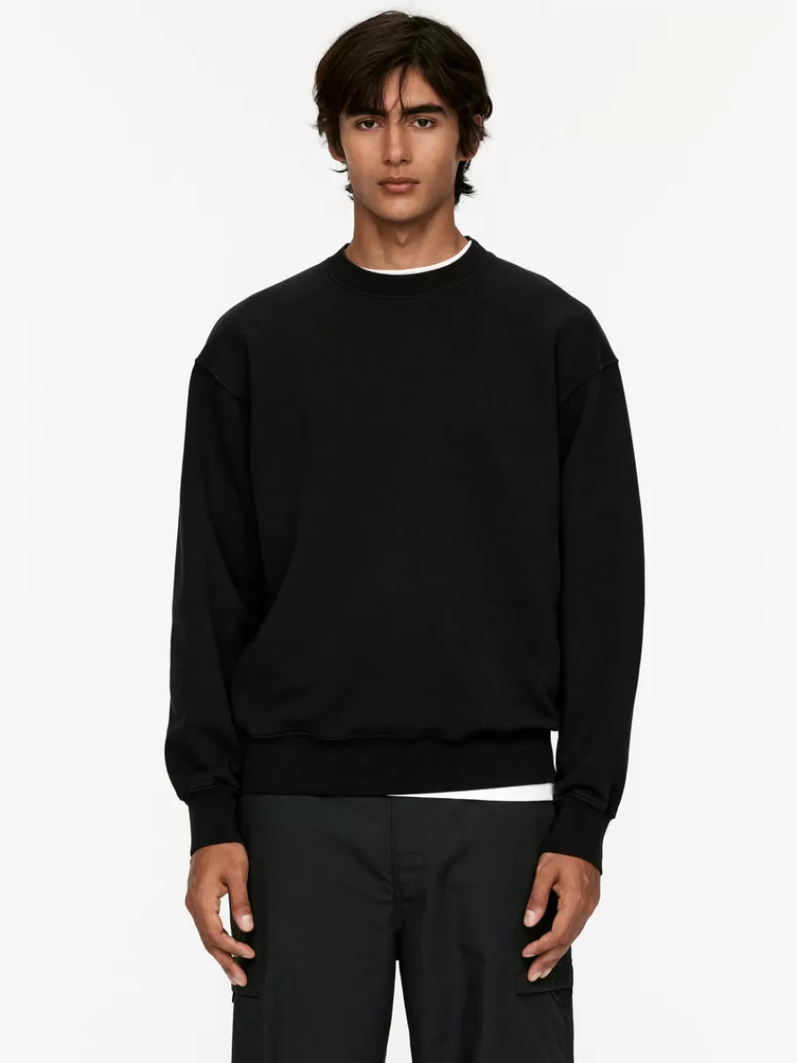 Clearance ARKET Relaxed Sweatshirt Off Black