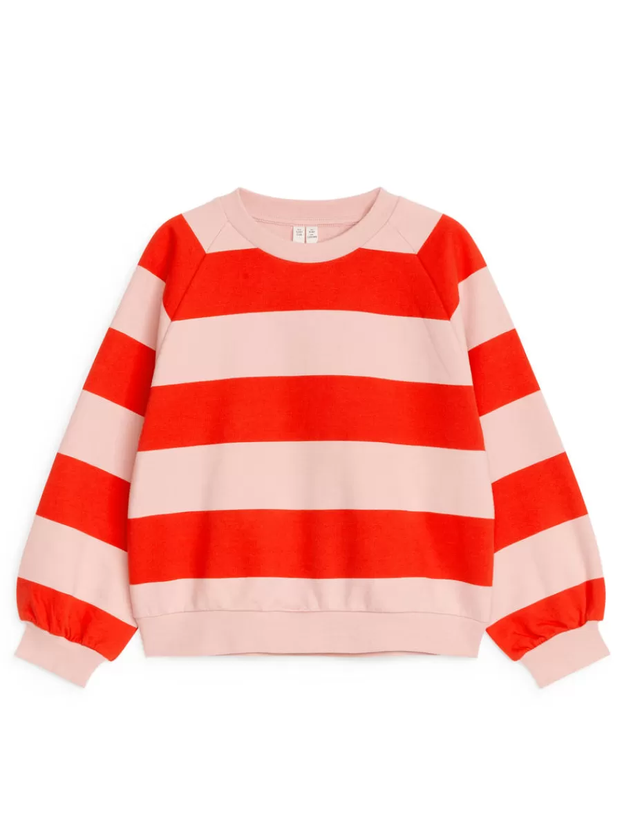 Clearance ARKET Relaxed Sweatshirt Red/Pink