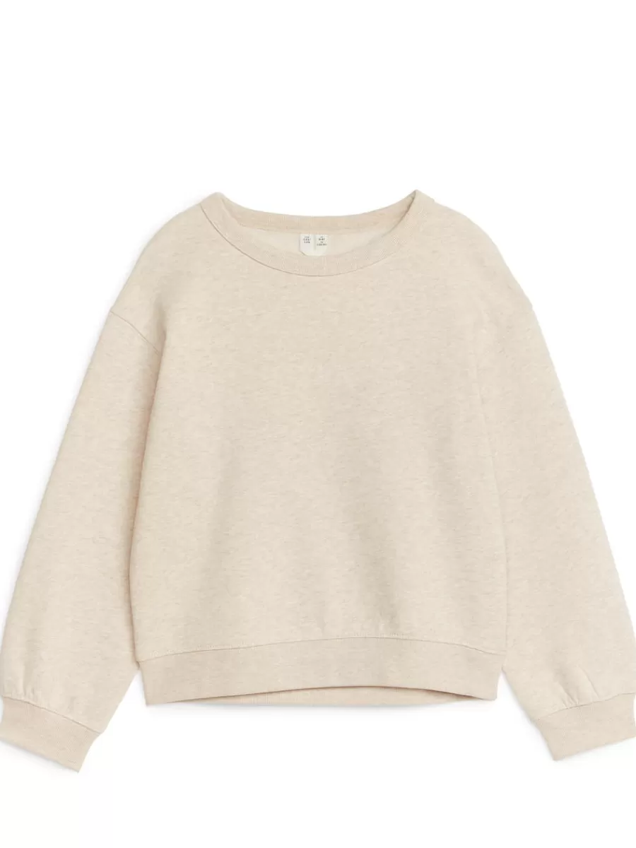 Sale ARKET Relaxed Sweatshirt Oat Melange