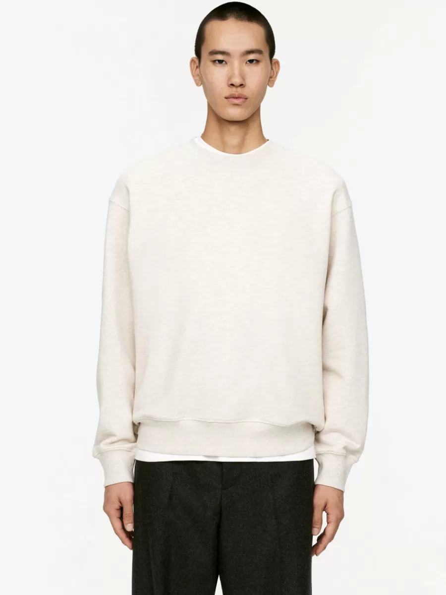 Best ARKET Relaxed Sweatshirt Light Grey Melange