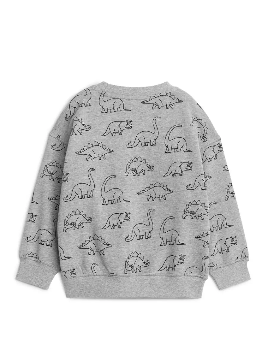 Clearance ARKET Relaxed Sweatshirt Grey/Dino