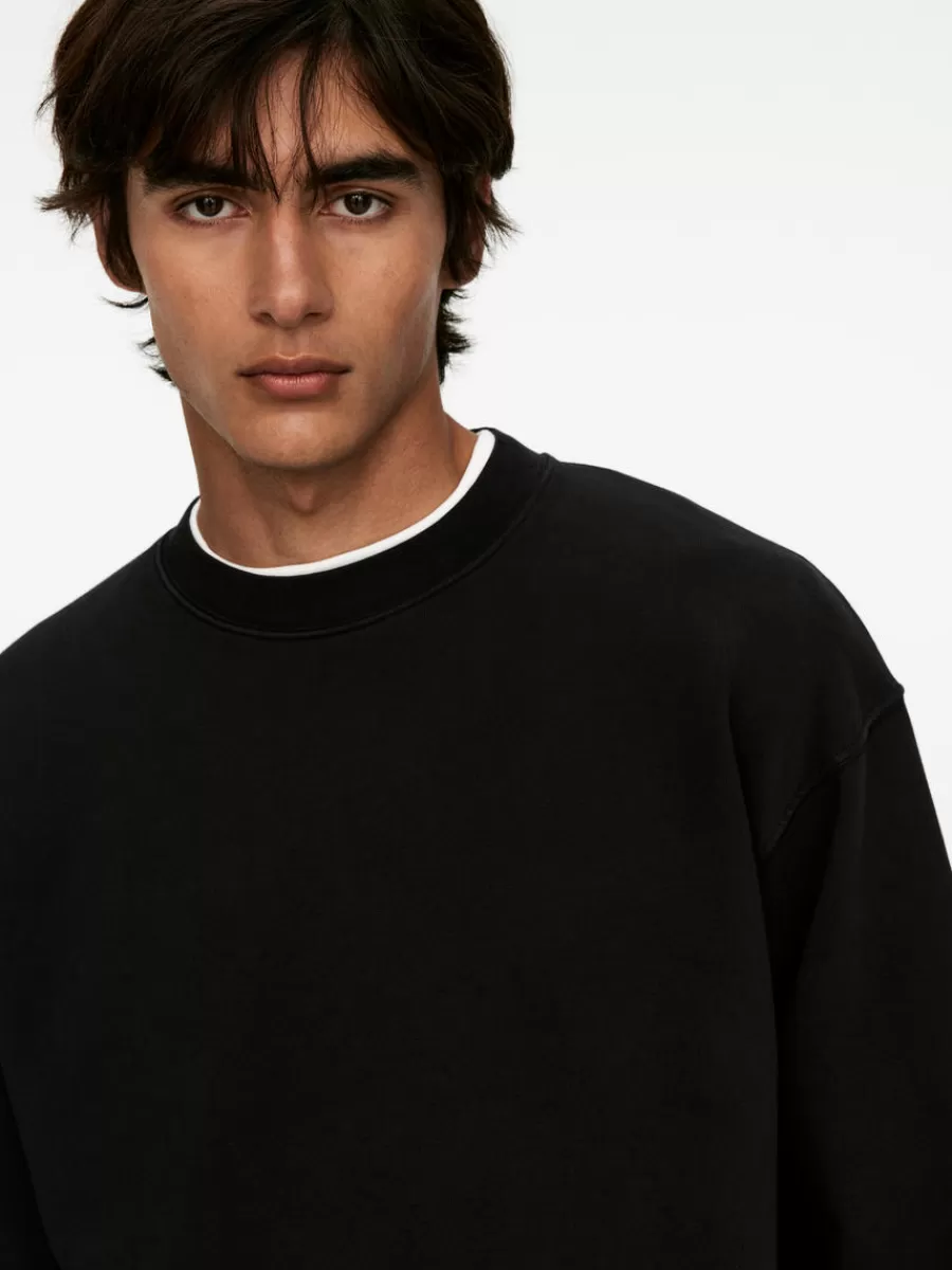 Clearance ARKET Relaxed Sweatshirt Off Black