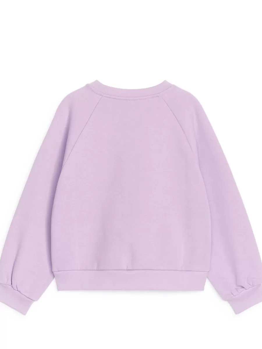 Clearance ARKET Relaxed Sweatshirt Lilac/Reindeer